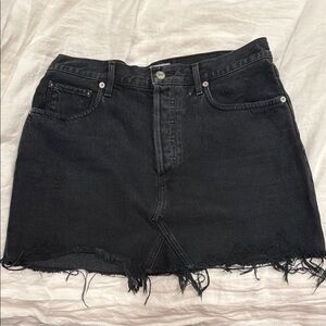Agolde black Denim Skirt